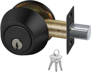 side mounted garage deadbolt lock